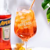 Gepersonaliseerd Aperol glas met jaartal