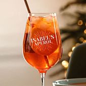 Aperol Spritz Glas met Naam Gegraveerd