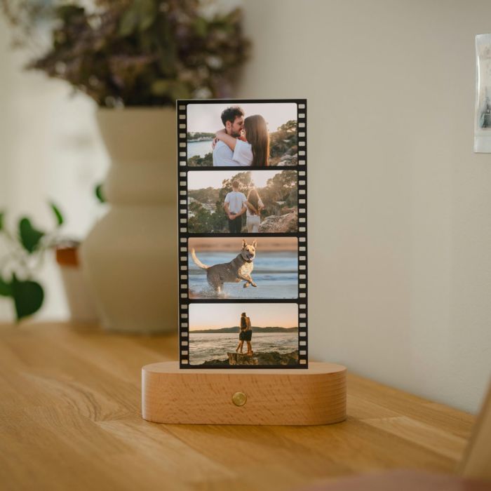 Gepersonaliseerde LED lamp filmrol met foto’s